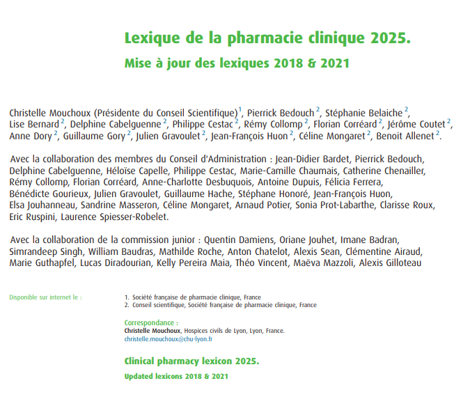 Pharmacie Clinique